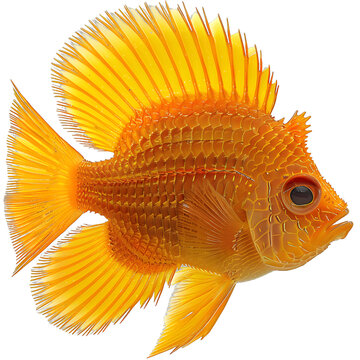 [免摳素材]金色魚