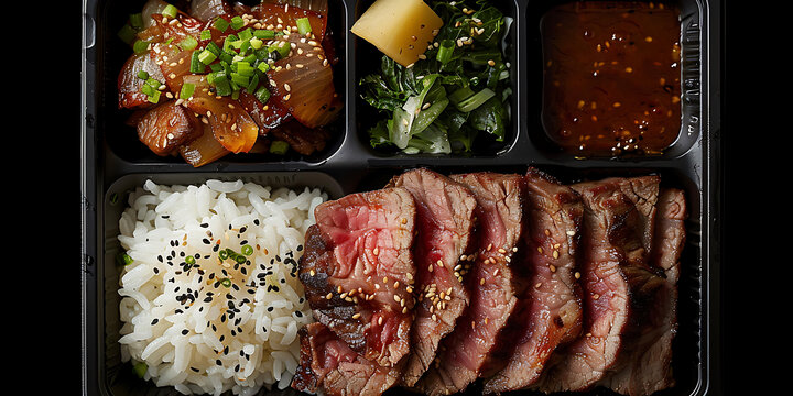 日式牛肉便當(dāng)盒