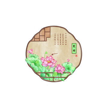 四季之花系列之夏荷