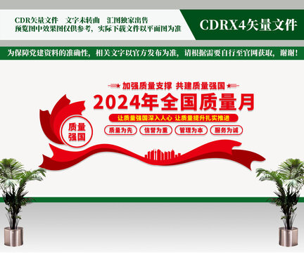 2024全國質(zhì)量月文化墻