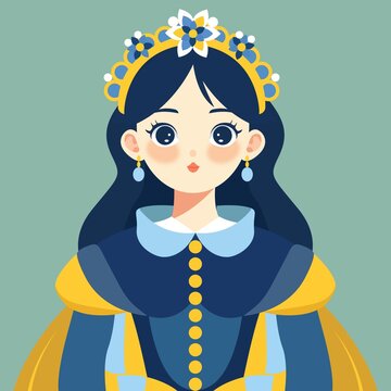 女孩插畫