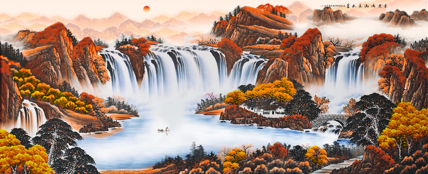 聚寶盆風(fēng)水畫(huà)