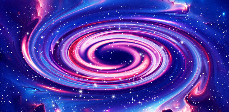 星空絢麗旋渦星系