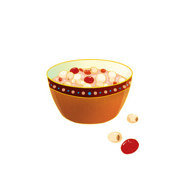 二十四節(jié)氣美食蓮子粥八寶粥