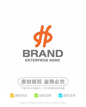 H字母logo