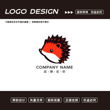 刺猬logo標志