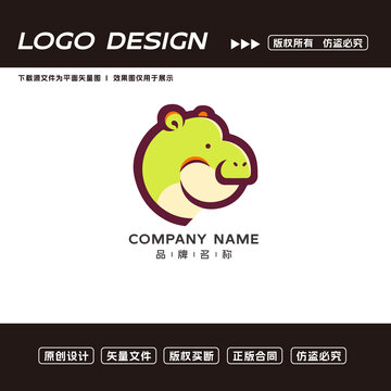 河馬logo標(biāo)志