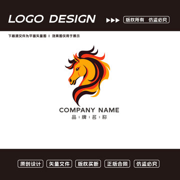 馬頭logo標(biāo)志