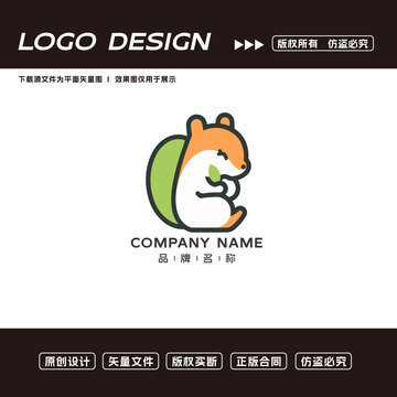松鼠logo標(biāo)志