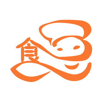 面館餐飲食品字母logo