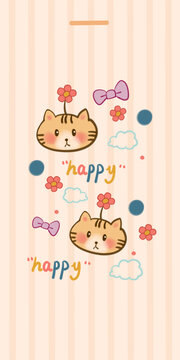 HAPPY小貓壁紙