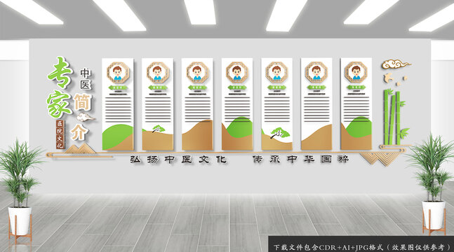 中醫(yī)院專家簡(jiǎn)介文化墻