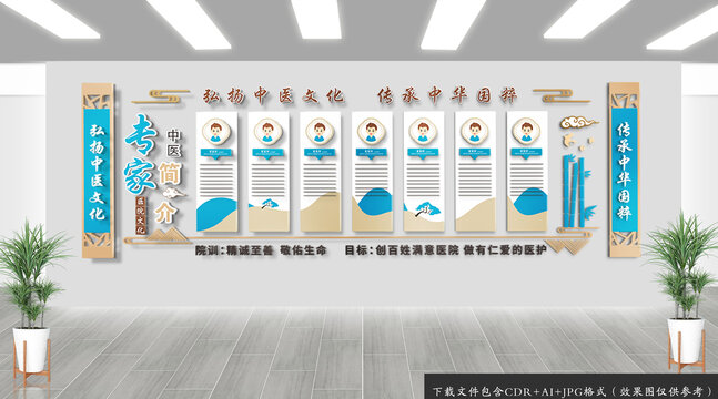 中醫(yī)院專家簡介文化墻