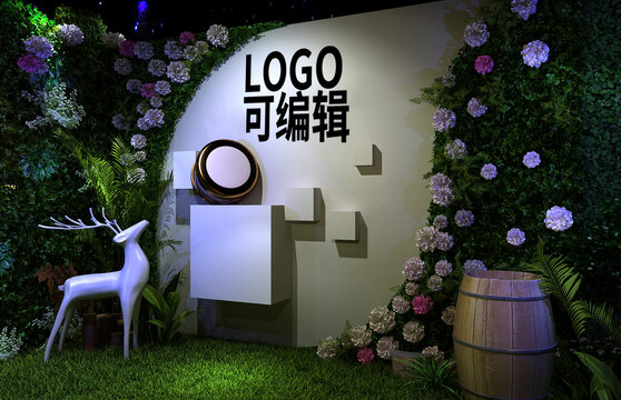 婚禮活動(dòng)現(xiàn)場(chǎng)布置焦點(diǎn)區(qū)綠植