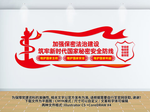 保密文化墻