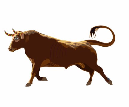 彝族文化斗牛設(shè)計(jì)