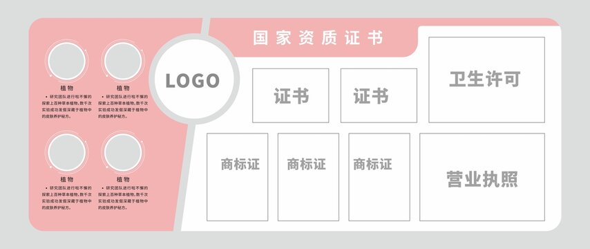 護(hù)膚品文化墻