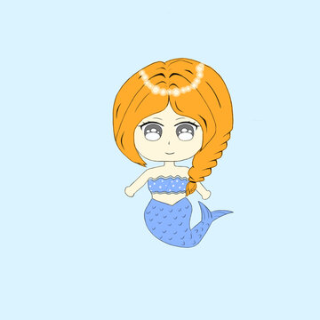 Q版動漫小美人魚