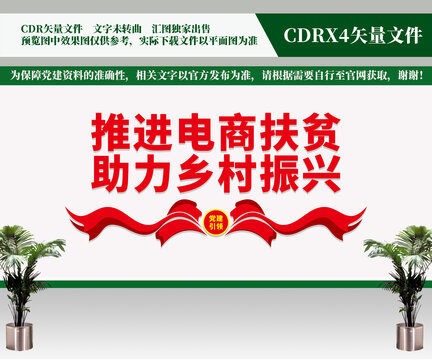電商扶貧文化墻