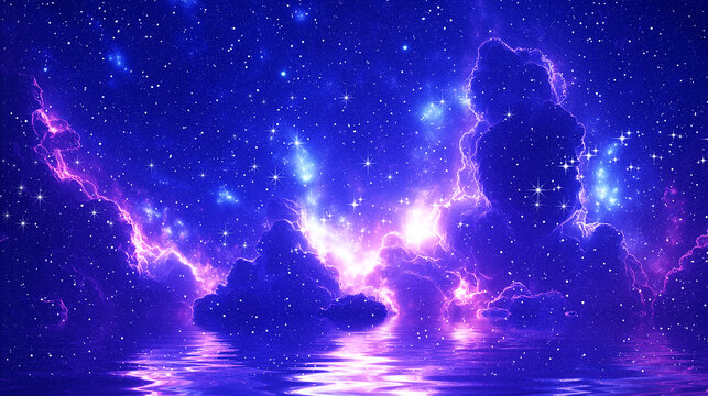 唯美星空星云星河