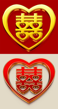 金色立體字
