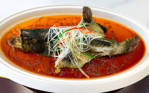清蒸石斑魚