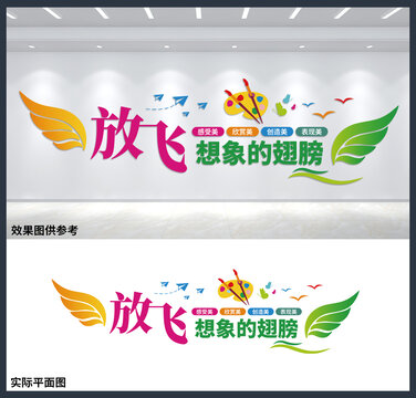 繪畫教室背景墻