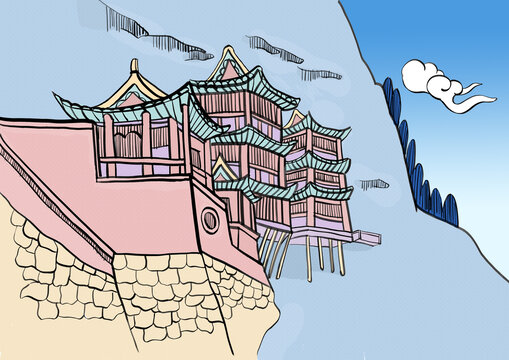 北岳懸空寺