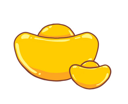 金元寶卡通元素