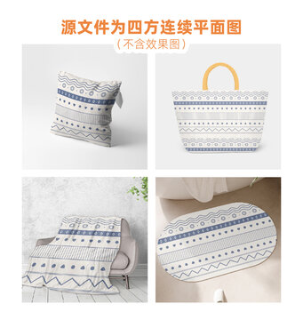 文藝紋路印花圖案