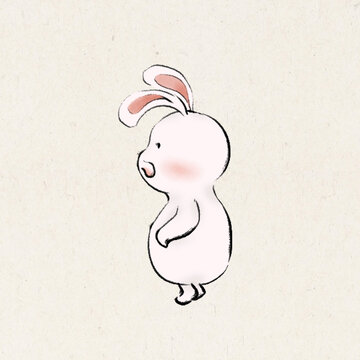 嘴饞兔子