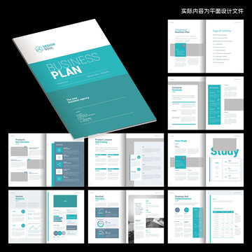 裝飾畫冊indesign模板