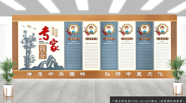 中醫(yī)院專家簡介文化墻