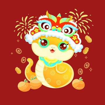 蛇年插畫