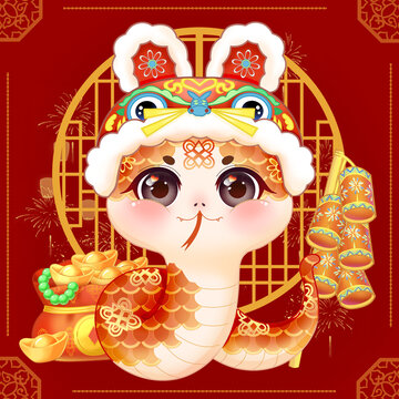 蛇年卡通角色設(shè)計(jì)