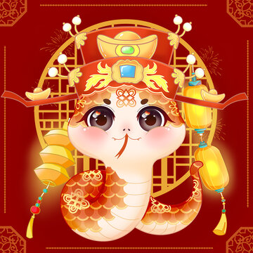 蛇年卡通角色設(shè)計