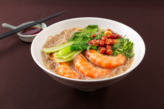 鮮蝦蕎麥面
