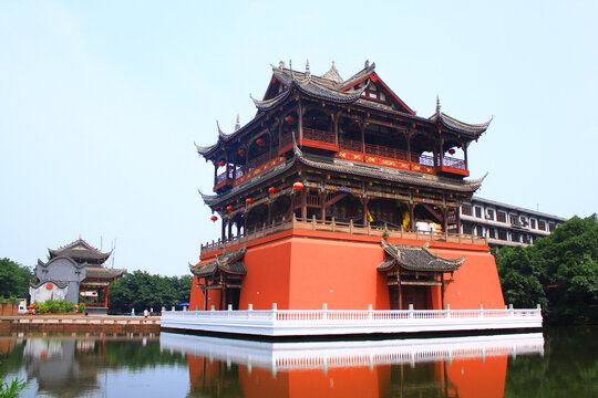 古鎮(zhèn)會(huì)館古建筑