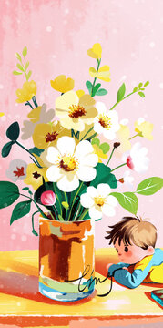 小清新插畫