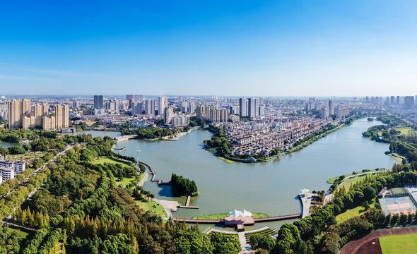 金壇城市風(fēng)光全景