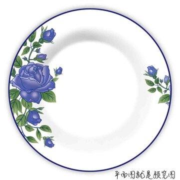 餐具花面
