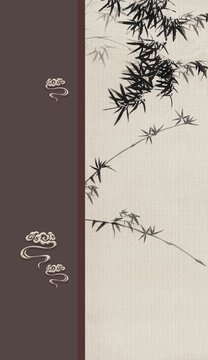 祥云竹子玄關(guān)圖