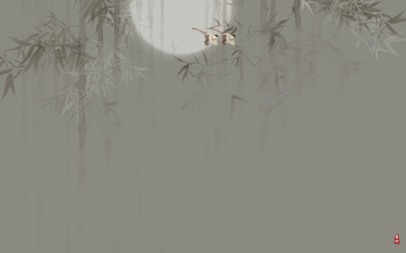竹影