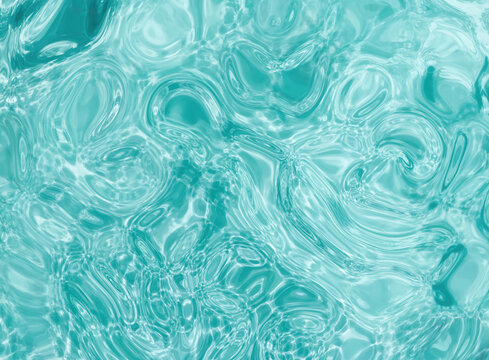 青色水波紋