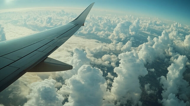 高空的機(jī)翼