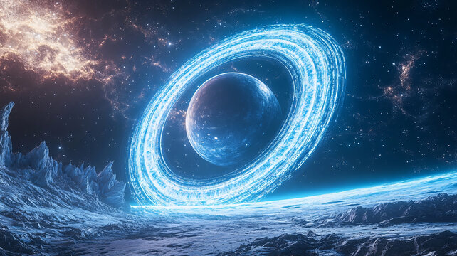 未來科技星際場景