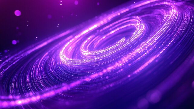 紫色漩渦星空