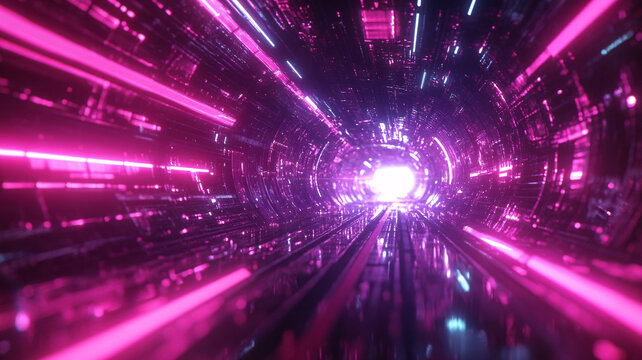 時(shí)空隧道科幻背景