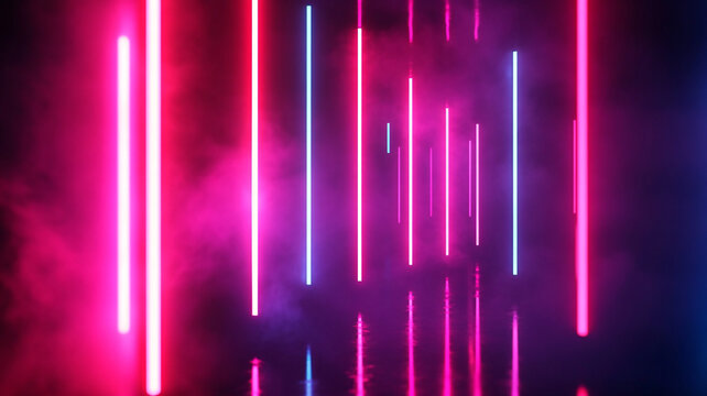 粉霓虹燈