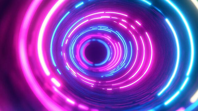 霓虹燈隧道